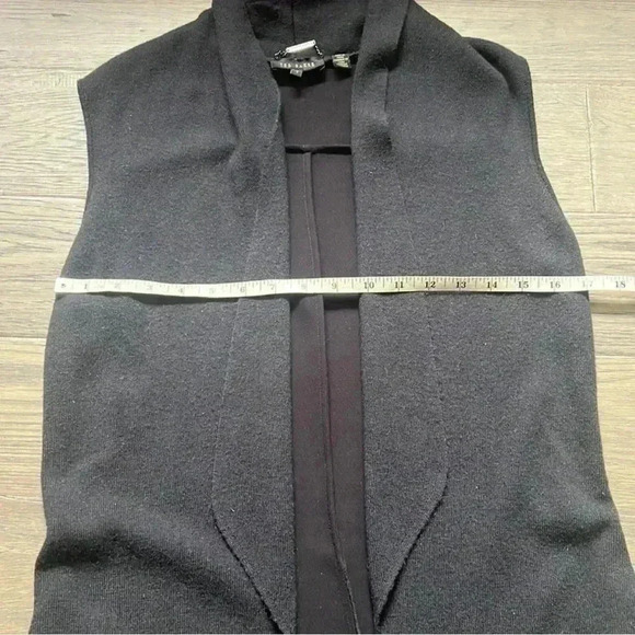 🔥TED Baker🔥 | Leelih black longline wool blend vest - Picture 12 of 13